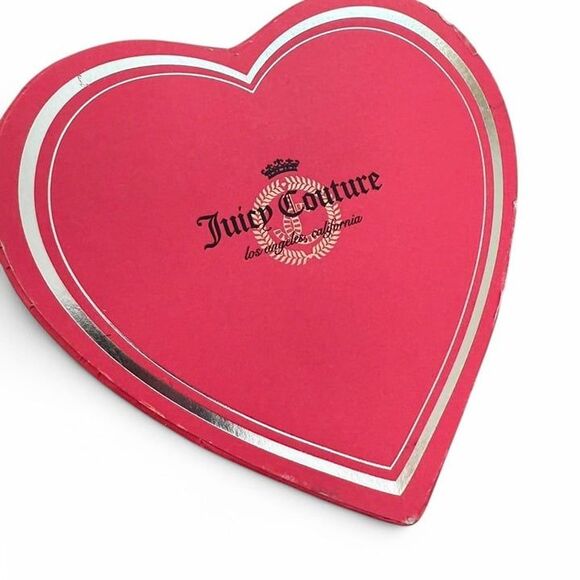 Juicy Couture Gold-Tone heart chain necklace & earrings set in a heart giftbox - Picture 4 of 5